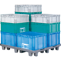StakPak Plus 4845 System Containers, 15" W x 24" D x 14.5" H, Royal Blue R.M.G. Prévention