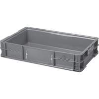 StakPak Plus 4845 System Containers, 15" W x 24" D x 5" H, Grey R.M.G. Prévention