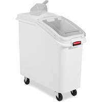 Mobile Ingredient Bins with Sliding Lid, 2.75 cu. ft. Capacity, 28" H x 13-13/100" W x 29-1/4" D R.M.G. Prévention