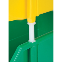 Bac empilable & &agrave; suspendre, 5-7/8" la, 4-11/16" h x 9-13/16" p, Jaune R.M.G. Prévention