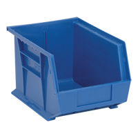 Bacs ultra empilable & suspendable, 8-1/4" la, 7" h x 10-3/4" p, Bleu R.M.G. Prévention