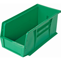 Bacs ultra empilable & suspendable, 5-1/2" la, 5" h x 10-7/8" p, Vert R.M.G. Prévention