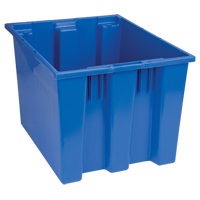 Stack & Nest Totes, 13" x 19.5" x 15.5", Blue R.M.G. Prévention