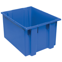 Stack & Nest Totes, 13" x 23.5" x 19.5", Blue R.M.G. Prévention