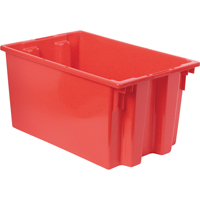 Contenants Stack & Nest, 12" x 23,5" x 15,5", Rouge R.M.G. Prévention