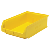 Giant Stacking Containers, 12.375" W x 19.75" D x 5.875" H, Yellow R.M.G. Prévention