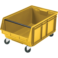 Mobile Giant Stacking Bin, 11-7/8" H x 18-3/8" W x 29" D, 150 lbs. Capacity, Yellow R.M.G. Prévention