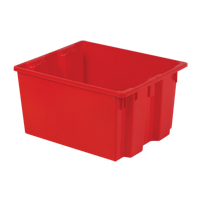 Contenants Stack-N-Nest Polylewton, 13" x 24" x 20", Rouge R.M.G. Prévention
