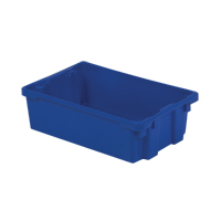 Contenants Stack-N-Nest Polylewton, 6,2" x 20,1" x 13", Bleu R.M.G. Prévention