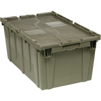 Box Transfer with Lid, 12.5" x 16.5625" x 27.3125", Grey R.M.G. Prévention