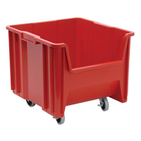 Mobile Giant Stack Container, 12-1/2" H x 16-1/2" W x 17-1/2" D, 250 lbs. Capacity, Red R.M.G. Prévention