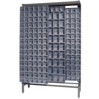 Free-Standing Tip-Out Bins Slider System, 48" W x 18" D x 77" H, 303 Drawers R.M.G. Prévention