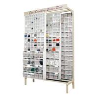 Free-Standing Tip-Out Bins Slider System, 48" W x 18" D x 77" H, 112 Drawers R.M.G. Prévention
