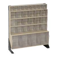 Support pour bacs basculants, 23-5/8" la x 8" p x 28" h, 31 tiroirs R.M.G. Prévention