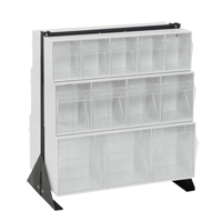 Support pour bacs basculants, 23-5/8" la x 16" p x 28" h, 24 tiroirs R.M.G. Prévention