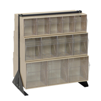 Support pour bacs basculants, 23-5/8" la x 16" p x 28" h, 24 tiroirs R.M.G. Prévention