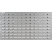 Metal Louvered Panel Bin Support Rack, 32 Bins, 36" W x 1/8" D x 19" H R.M.G. Prévention
