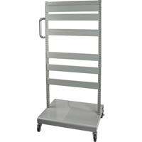 Servante mobile de bacs &agrave; plateaux inclinables - chariot seulement, &agrave; deux c&ocirc;t&eacute;s, 26-1/4" la x 22" p x 57-1/2" h R.M.G. Prévention