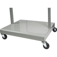 Servante mobile de bacs &agrave; plateaux inclinables - chariot seulement, &agrave; deux c&ocirc;t&eacute;s, 26-1/4" la x 22" p x 57-1/2" h R.M.G. Prévention