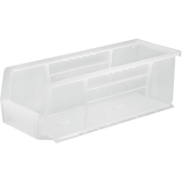 Clear-View Ultra Stack & Hang Bin, 5-1/2" W x 5" H x 14-3/4" D, Clear R.M.G. Prévention