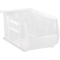 Clear-View Ultra Stack & Hang Bin, 8-1/4" W x 7" H x 14-3/4" D, Clear R.M.G. Prévention