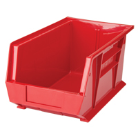 Bac empilable & &agrave; suspendre, 8-1/4" la, 7" h x 14-3/4" p, Rouge R.M.G. Prévention