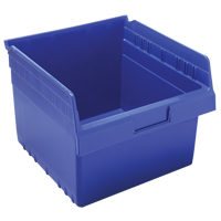 Bacs pour &eacute;tag&egrave;re Store-Max, 11-1/8" la x 8" H x 11-5/8" p, Bleu, Capacit&eacute; 44 lb R.M.G. Prévention
