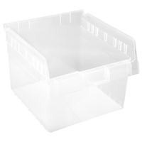 Bacs pour &eacute;tag&egrave;re Store-Max, 11-1/8" la x 8" H x 11-5/8" p, Transparent, Capacit&eacute; 44 lb R.M.G. Prévention