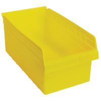 Bacs pour &eacute;tag&egrave;re Store-Max, 11-1/8" la x 8" H x 17-7/8" p, Jaune, Capacit&eacute; 56 lb R.M.G. Prévention