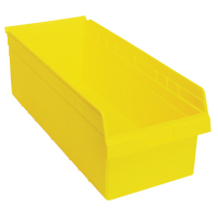 Bacs pour &eacute;tag&egrave;re Store-Max, 11-1/8" la x 8" H x 23-5/8" p, Jaune, Capacit&eacute; 68 lb R.M.G. Prévention