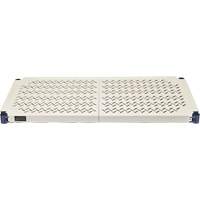 &eacute;tag&egrave;re en fils m&eacute;talliques avec tablettes en plastique, Cadre en fils m&eacute;talliques avec tablettes en plastique, Sans boulons, Capacit&eacute; 600 lb, 30" la x 72" h x 18" p R.M.G. Prévention