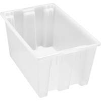 Contenant robuste Stack & Nest, 15" x 19,5" x 29,5", Transparent R.M.G. Prévention