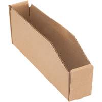 Boîtes profondes en carton ondul&eacute;, 1-15/16" la x 11-1/4" p x 4-1/2" h, Beige R.M.G. Prévention