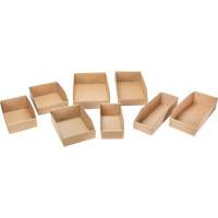 Boîtes profondes en carton ondul&eacute;, 11-3/4" la x 17-1/4" p x 4-1/2" h, Beige R.M.G. Prévention
