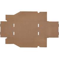 Boîtes profondes en carton ondul&eacute;, 7-5/8" la x 11-5/16" p x 4-1/2" h, Beige R.M.G. Prévention