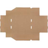 Boîtes profondes en carton ondul&eacute;, 9-3/4" la x 11-1/4" p x 4-1/2" h, Beige R.M.G. Prévention