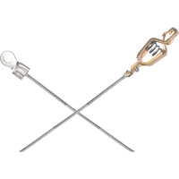 Assemblages l&eacute;gers de c&acirc;bles de masse et de mise &agrave; la terre - Pinces crocodile & raccordements a/borne d'extr&eacute;mit&eacute; de 1/4" R.M.G. Prévention