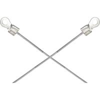 Assemblages l&eacute;gers de cables de masse et de mise &agrave; la terre - Deux raccordements a/borne d'extr&eacute;mit&eacute; de 1/4" R.M.G. Prévention