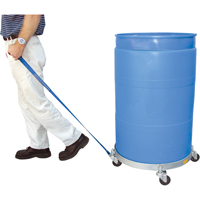 Multi-Tier Drum Dollies, Steel, 900 lbs. Capacity, 23-1/2" Diameter, Rubber Casters R.M.G. Prévention