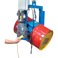 BASCULE BARIL POUDRE 1 PHASE/115V CAP 1500LB, Baril de 55 gal. US (45 gal. imp.), Capacit&eacute; 1500 lb/680 kg R.M.G. Prévention