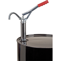 Pompe &agrave; baril de type levier, Acier, 11 oz/course, Pour barils de 30-55 gal. R.M.G. Prévention