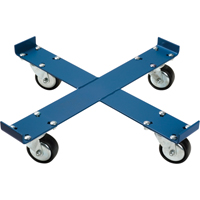 Drum Dolly, Steel, 1000 lbs. Capacity, 24" Diameter, Polyurethane Casters R.M.G. Prévention