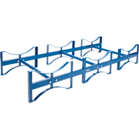 Porte-barils empilables, 3 barils, Capacit&eacute; de 2400 lb, 71-1/2" la x 30" p x 12-1/2" h R.M.G. Prévention