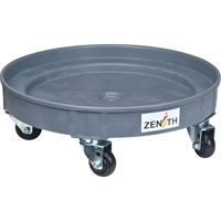 Leak Containment Drum Dolly, 24.25" dia. X 7.625" H, 1.5 US Gal. Spill Cap. R.M.G. Prévention