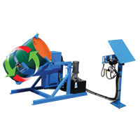 Drum Tumbler Tilt to Load, 55 US gal. (45 Imperial Gal.) Capacity, Variable Speed, 2 HP R.M.G. Prévention