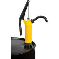 Pompe &agrave; baril de type levier, Polypropyl&egrave;ne, 14 oz/course, Pour barils de 5-55 gal. R.M.G. Prévention