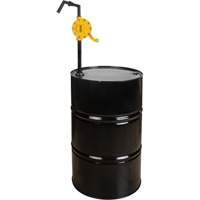 Pompe rotative pour baril, Polypropyl&egrave;ne, Pour capacit&eacute; 15 - 55 gal. US, 8 oz/course R.M.G. Prévention