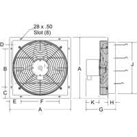 Ventilateurs d'&eacute;vacuation &agrave; volets R.M.G. Prévention