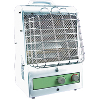 Portable Utility Heater, Fan/Radiant Heat, Electric, 5120 R.M.G. Prévention