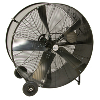 Heavy-Duty Fixed Belt Drive Drum Fan, Industrial, 2 Speed, 42" Diameter R.M.G. Prévention